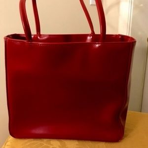 Vintage Ladies Red Handbag